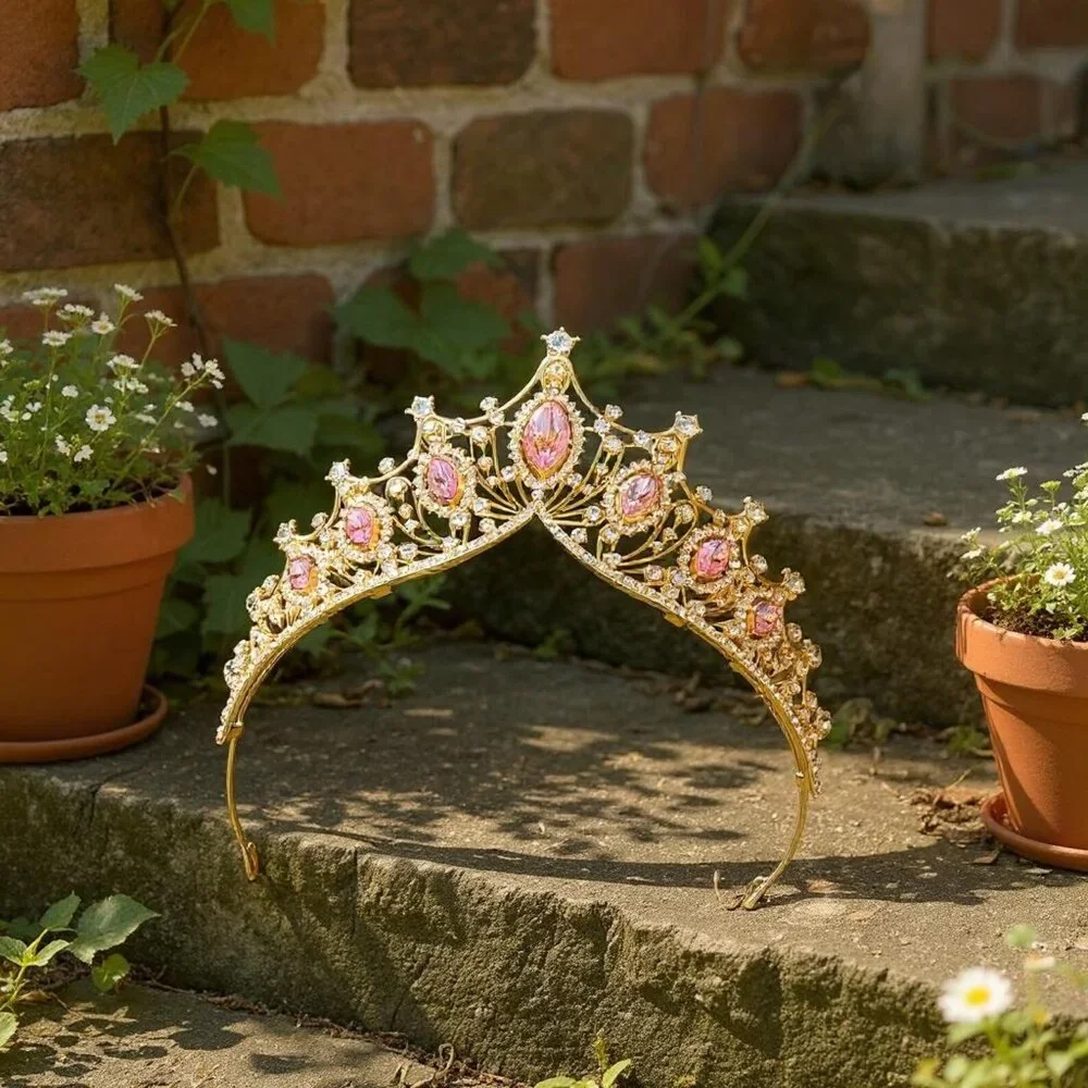 Crown for Wedding Bride Birthday Princess Bridal Shower Hair Accessories for Wom